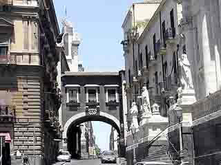  Catania:  Sicily:  Italy:  
 
 Via dei Crociferi